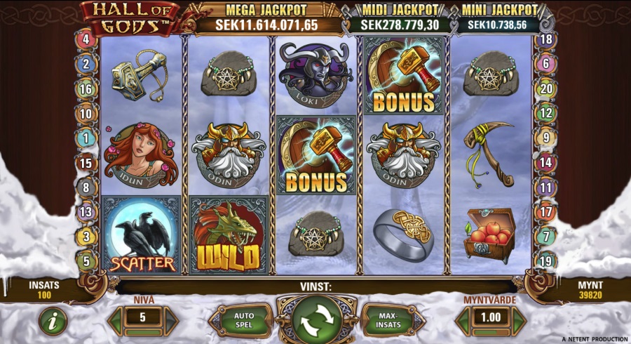 Hall of Gods slot