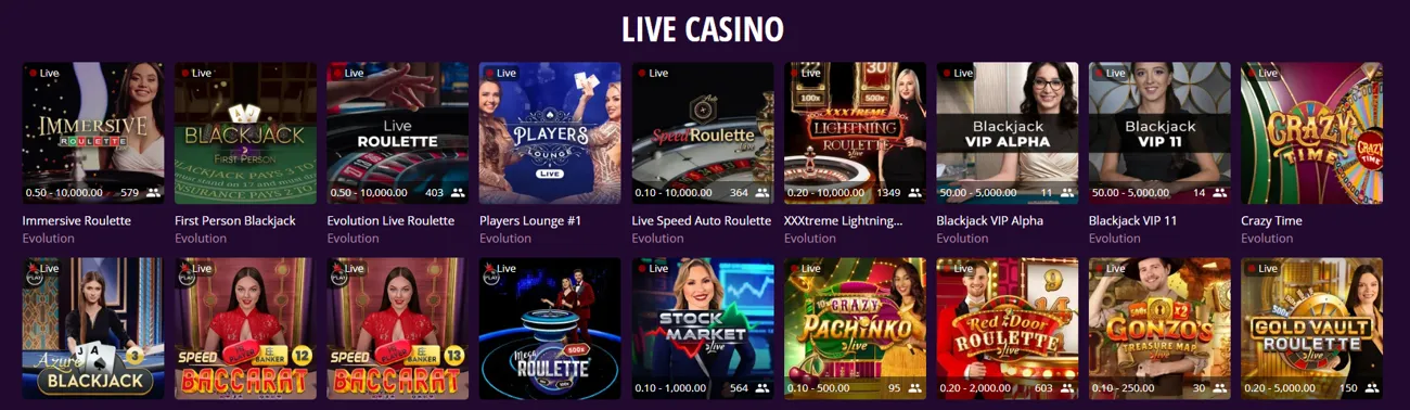 monsino live casino